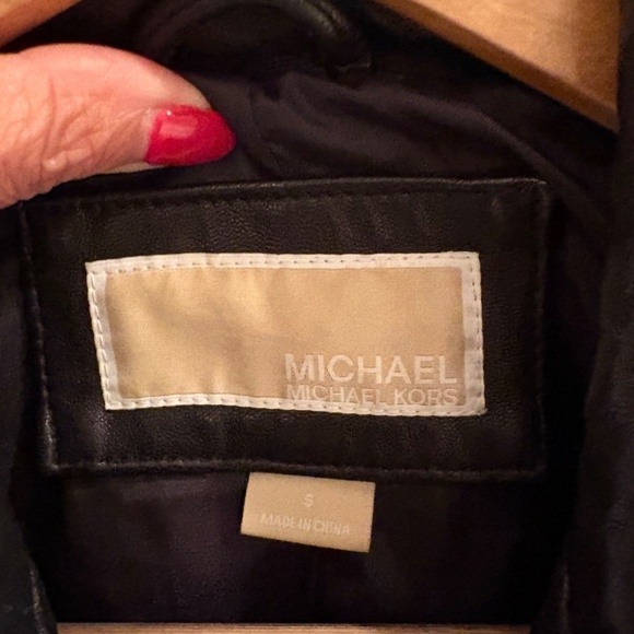 Michael Kors size S leather jacket - Picture 2 of 3